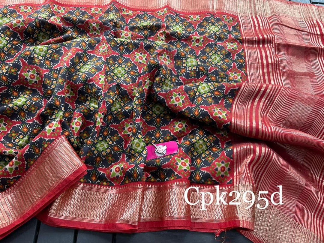 Nidhi Tussar Silk Saree | Shoppers Trend