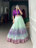 Load image into Gallery viewer, Radhika Cotton Silk Dhavani  / Langa Davani | Shoppers Trend
