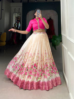 Load image into Gallery viewer, Radhika Cotton Silk Dhavani  / Langa Davani | Shoppers Trend
