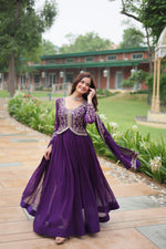 Load image into Gallery viewer, Payal Faux Blooming Anarkali | Shoppers Trend
