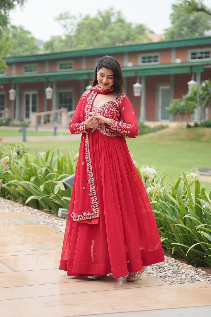 Payal Faux Blooming Anarkali | Shoppers Trend