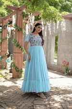 Load image into Gallery viewer, Tulasi Faux Georgette Gown | Shoppers Trend
