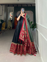 Load image into Gallery viewer, Krishna Tussar Silk Anarkali | Shoppers Trend
