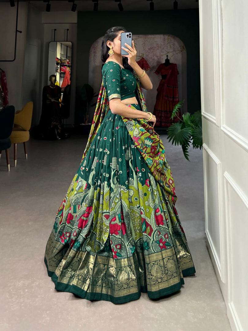 Ritaa Tussar Silk Dhavani Set | Half-Saree | Shoppers Trend