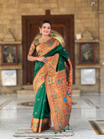 Load image into Gallery viewer, Kheni Soft Pethani Silk Saree | Shoppers Trend
