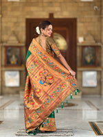 Load image into Gallery viewer, Kheni Soft Pethani Silk Saree | Shoppers Trend
