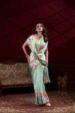 Load image into Gallery viewer, Ganga Satin Silk Saree | Shoppers Trend
