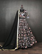 Load image into Gallery viewer, Teena Chinon Dhavani Set | Half-Saree | Shoppers Trend
