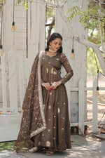 Load image into Gallery viewer, Mahira Vichitra Shimmer Anarkali | Shoppers Trend
