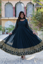 Load image into Gallery viewer, Shilpa Faux Blooming Anarkali | Shoppers Trend
