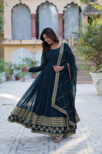 Load image into Gallery viewer, Shilpa Faux Blooming Anarkali | Shoppers Trend
