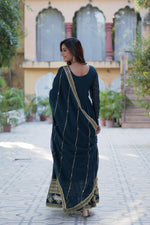 Load image into Gallery viewer, Shilpa Faux Blooming Anarkali | Shoppers Trend
