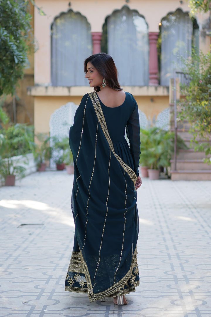 Shilpa Faux Blooming Anarkali | Shoppers Trend