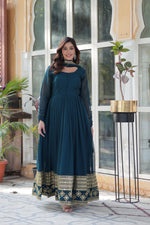 Load image into Gallery viewer, Shilpa Faux Blooming Anarkali | Shoppers Trend
