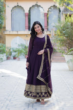 Load image into Gallery viewer, Shilpa Faux Blooming Anarkali | Shoppers Trend
