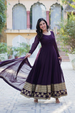 Load image into Gallery viewer, Shilpa Faux Blooming Anarkali | Shoppers Trend
