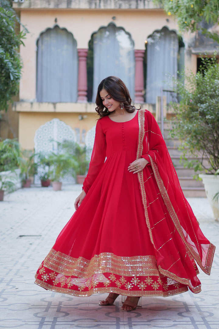 Shilpa Faux Blooming Anarkali | Shoppers Trend