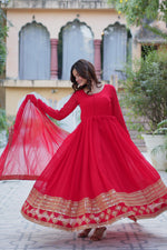 Load image into Gallery viewer, Shilpa Faux Blooming Anarkali | Shoppers Trend
