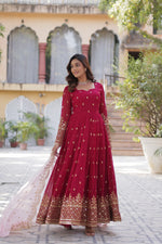 Load image into Gallery viewer, Ishita Faux Blooming Anarkali | Shoppers Trend
