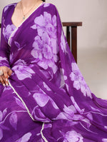 Load image into Gallery viewer, Radhika Chiffon Saree | Shoppers Trend
