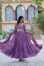 Load image into Gallery viewer, Riyanshika Star Georgette Anarkali | Shoppers Trend
