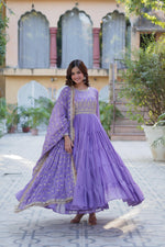 Load image into Gallery viewer, Riyanshika Star Georgette Anarkali | Shoppers Trend
