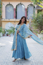 Load image into Gallery viewer, Riyanshika Star Georgette Anarkali | Shoppers Trend
