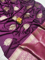 Load image into Gallery viewer, Laxmi Lichi Silk Saree | Shoppers Trend
