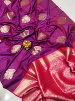 Load image into Gallery viewer, Laxmi Lichi Silk Saree | Shoppers Trend
