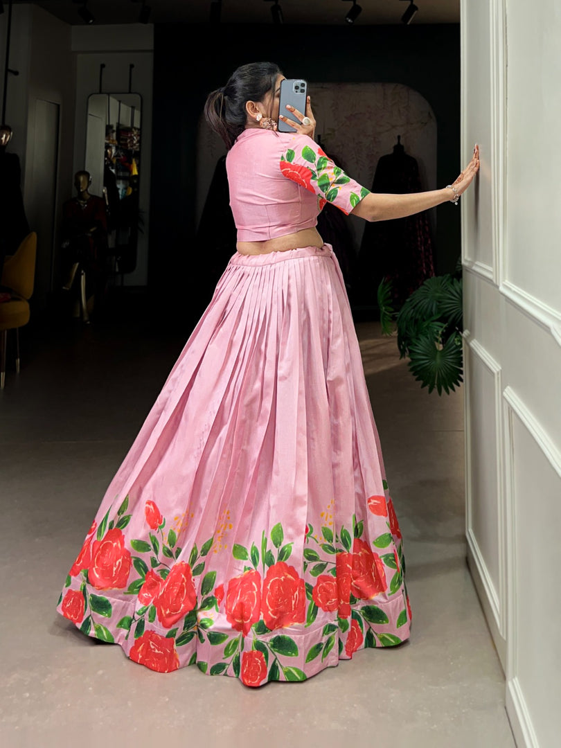 Queen Priya Tussar Silk Dhavani / Langa Voni | Davani Set | Shoppers Trend
