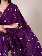 Load image into Gallery viewer, Trupti Viscose Chanderi Saree | Shoppers Trend
