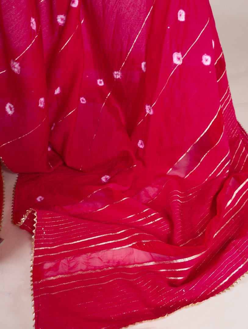 Trupti Viscose Chanderi Saree | Shoppers Trend