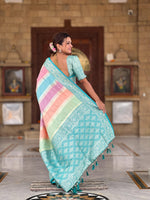 Load image into Gallery viewer, Jinika Pure Banarasi Silk Saree For Wedding | Shoppers Trend
