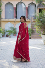 Load image into Gallery viewer, Mayuri Faux Blooming Georgette Anarkali | Shoppers Trend
