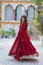 Load image into Gallery viewer, Mayuri Faux Blooming Georgette Anarkali | Shoppers Trend
