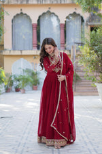 Load image into Gallery viewer, Mayuri Faux Blooming Georgette Anarkali | Shoppers Trend
