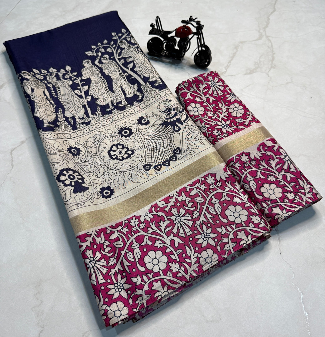 Nimisha Mul Mul Cotton Saree | Shoppers Trend