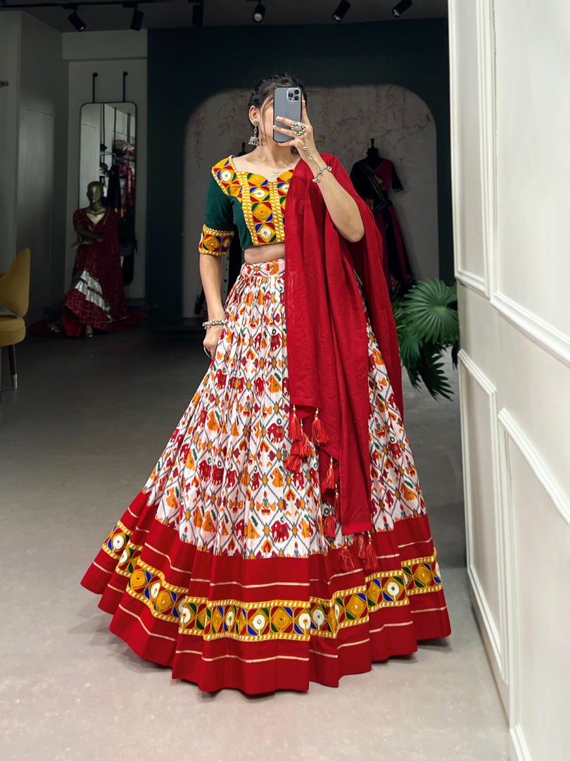 Payal Dola Silk and Cotton Dhavani / Half Saree / Langa voni Set  | Shoppers Trend