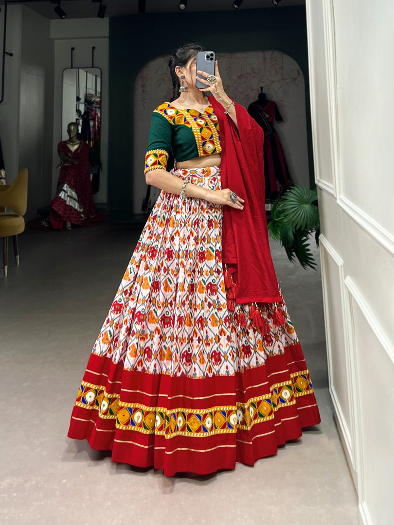 Payal Dola Silk and Cotton Dhavani / Half Saree / Langa voni Set  | Shoppers Trend