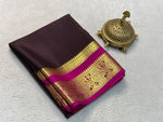 Load image into Gallery viewer, Kemi Pure Semi Crepe Mysore Silk Saree | Shoppers Trend
