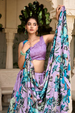 Load image into Gallery viewer, Tamanna Tussar Silk Dhavani / Langa Voni | Shoppers Trend
