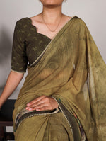 Load image into Gallery viewer, Pooja Mul Mul Cotton Saree | Shoppers Trend
