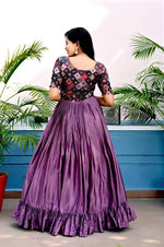 Load image into Gallery viewer, Urvashi Chinnon Sequins &amp; Position Print Work Gown | Shoppers Trend
