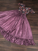 Load image into Gallery viewer, Urvashi Chinnon Sequins &amp; Position Print Work Gown | Shoppers Trend
