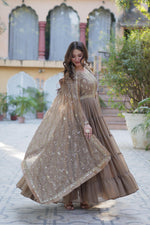 Load image into Gallery viewer, Riyanshika Star Georgette Anarkali | Shoppers Trend

