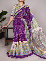 Load image into Gallery viewer, Daya Green Silk Saree | Shoppers Trend

