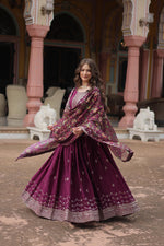 Load image into Gallery viewer, Heena Chinnon With Embroidery Work Anarkali | Shoppers Trend
