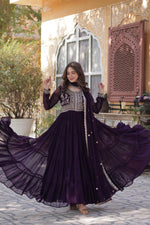 Load image into Gallery viewer, Enna Faux Blooming Georgette Anarkali | Shoppers Trend
