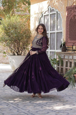 Load image into Gallery viewer, Enna Faux Blooming Georgette Anarkali | Shoppers Trend
