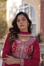 Load image into Gallery viewer, Enna Faux Blooming Georgette Anarkali | Shoppers Trend
